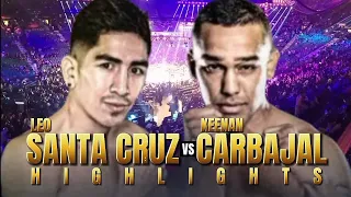 Leo Santa Cruz Vs Keenan Carbajal Highlights / Boxing 🥊