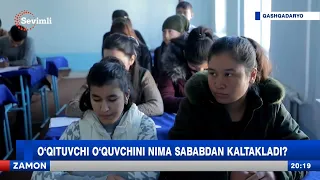 Oʻqituvchi oʻquvchini nima sababdan kaltakladi?