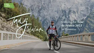 Tadej Pogačar training for Tour de France in Slovenia