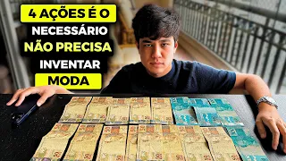 GANHE 1.000 REAIS/MÊS COM 4 AÇÕES INVESTINDO POUCO!