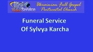 Funeral Service Sylvya Karcha