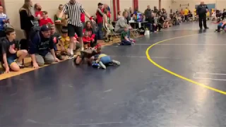 Parent Interferes with Finals Wrestling Match!