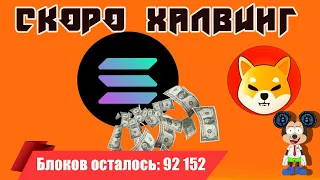 СНОВО ВЗЛОМАЛИ SOLANA . У Shiba Inu появится собственная игра ! NFT BTC до халвинга 92 152