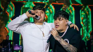 Junior H Ft Gabito Ballesteros Cantando Juntos En Escenario (En Vivo) OAXACA Hechando D€smadre