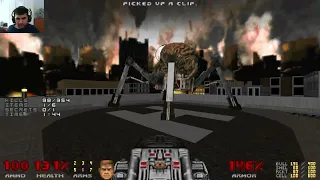 Doom 2 - Going Down Map 32: Roof Rage (Ultra-Violence 100%)