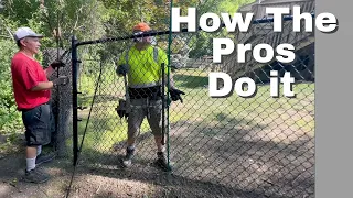 Chain Link Fence Installation