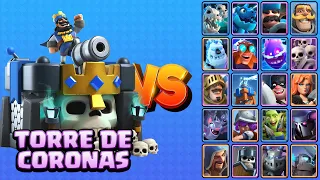 TORRE DE CORONAS VS TODAS LAS CARTAS (Nv11) | Clash Royale