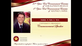 2020 Year-End Commencement Exercises of PUP Maragondon, Cavite Branch and Alfonso, Cavite Campus