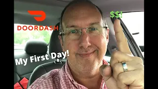 MY FIRST DAY TRYING DOORDASH!!! How much I made$$