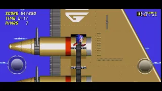 Sonic 2 - Penúltima fase com Sonic e Tails