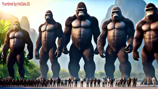 King Kongs Size Comparison | Evolution of King Kong