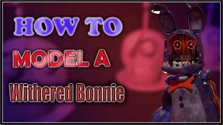 How to model a Withered Bonnie (Blender/FNAF) (Speed Modeling)