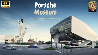 Porsche Museum in Stuttgart - Full POV tour - Nov 2022