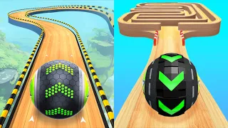 Going Balls New Update | Banana, Funny Race, Goal Vs Rolling Ball Sky Escape Speedrun Gameplay