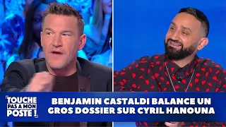 Benjamin Castaldi balance un gros dossier sur Cyril Hanouna