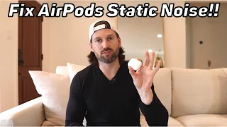 How To FIX AirPods Pro STATIC SOUND and CRACKLING