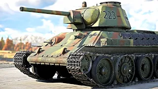 A Soviet Icon in German Service || T-34 747 (r)