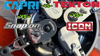 $145 of SnapOn vs Tekton vs Icon vs Capri Tools Who Will Flex the Most?
