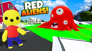 Red Aliens Invaded Wobbly Life!?