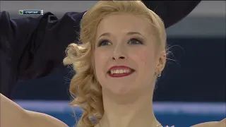 2014 Sochi Olympics. Ekaterina BOBROVA - Dmitri SOLOVIEV. Team Ice Dance. Short Dance. 08.02.2014