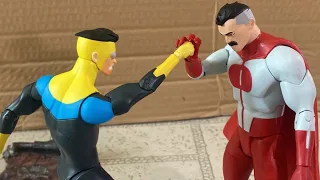 Invincible Vs Omniman Epic Battle - Stop Motion