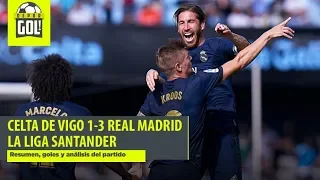 Celta de Vigo vs. Real Madrid (1-3): goles, resumen y análisis por LaLiga