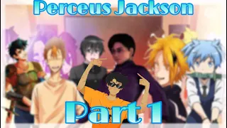 Different Characters React Part 1 || Percy Jackson🌊💙 || PJO, MHA, FNAF, Haikyu!, Yan Sim, AC