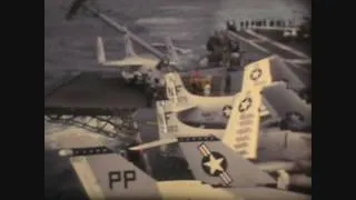 USS Ticonderoga CVA-14 conducting bombing raids over North VietNam