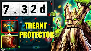 ЛУЧШИЙ САППОРТ ТРЕНТ ! Звезда нового патча 🔥 Как играть на Treant Protector 7.32d DOTA 2