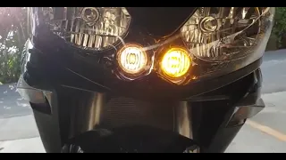 Kawasaki concours 14 running lights replace  gtr1400