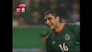 ITÁLIA 1X1 MÉXICO COPA 2002 GLOBO