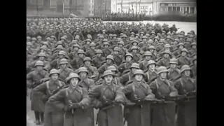 Soviet Parade on October Revolution Day (1937) (from film “Hello! New Year! 1937”)