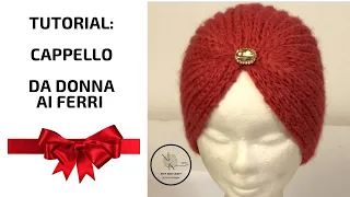 TUTORIAL: Cappello turbante da donna ai ferri