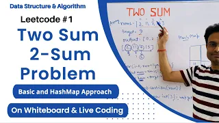 Two Sum Problem | Basic and HashMap Approach | Leetcode 1