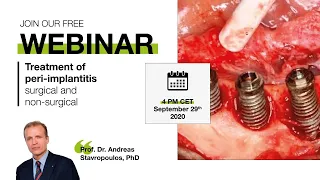 W&H Webinar: Treatment of peri-implantitis surgical and non-surgical