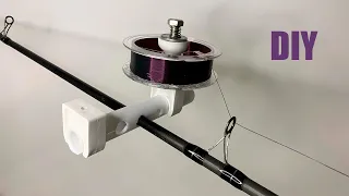 A device for winding fishing line onto a fishing reel  DIY