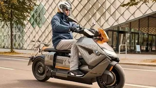 The new BMW CE 04 Powerful and Energetic. Electric Scooter.