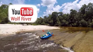 Kayaking Wolf River in Pass Christian, Mississippi