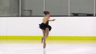 Figure Skating Jemma Bagge 7 yrs old 2020 Skate SWP Regionals 10.18.2019