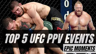 Top 5 Biggest UFC PPV Events #ufcevents #ufcfighters #ufcfights