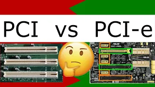 PCI vs PCI Express| PCI and PCI express slot difference in Hindi 🤔🤔🔥🔥 | Use of PCI slot  🤨🤔