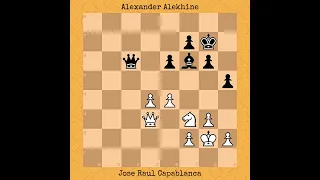 Capablanca vs Alekhine | World Championship Match, 1927 #chess #chessgame