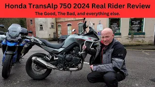 Honda TransAlp 750 2024 Real Rider Review, the good, and the bad. Come on this vlog to learn