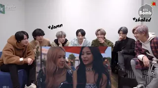 BTS reaction to BLACKPINK BEING DIRTY MINDED FOR 8 MINUTES STRAIGHT