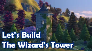 M. Rasmodious moved to the Sims! | Stardew Valley Wizard's Tower | The Sims 4 | Speed Build