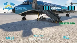 Coastal Airways Charter Trip | MCO-FLL | MD-88