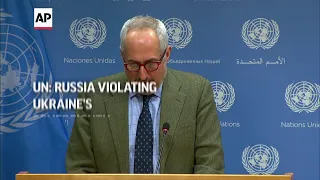 UN: Russia in 'violation' of Ukraine's sovereignty