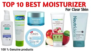 Top 10 Best Moisturizer For Clear Glowing Skin | Best Moisturizer With Price