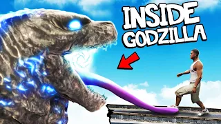 What's Inside GODZILLA HEAD In GTA 5?