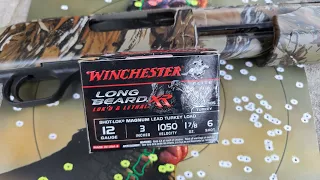 Winchester Longbeard XR #6 Pattern Test W/ Mossberg 835 Ulti-Mag & Stock .710 Turkey Full Choke